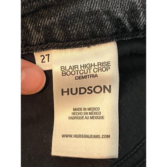 Hudson Jeans Blair High Waist crop bootcut gray size 27 - Picture 7 of 9
